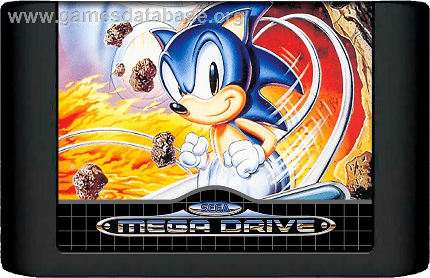Sonic Spinball - Sega Genesis - Artwork - Cartridge
