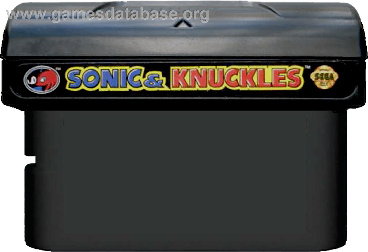 Sonic and Knuckles - Sega Genesis - Artwork - Cartridge