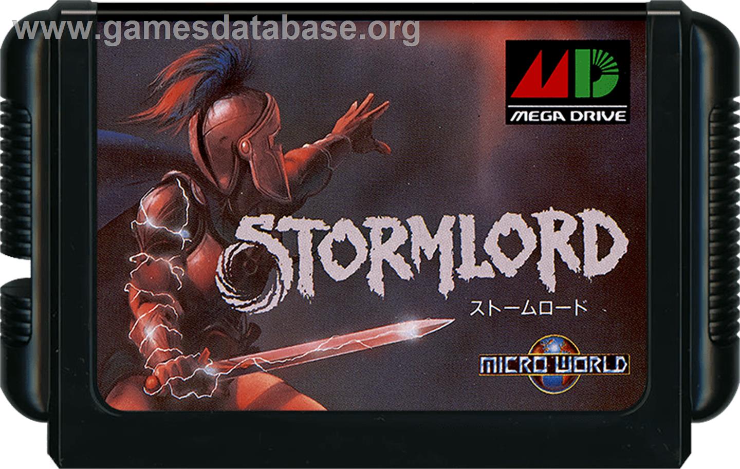 Stormlord - Sega Genesis - Artwork - Cartridge