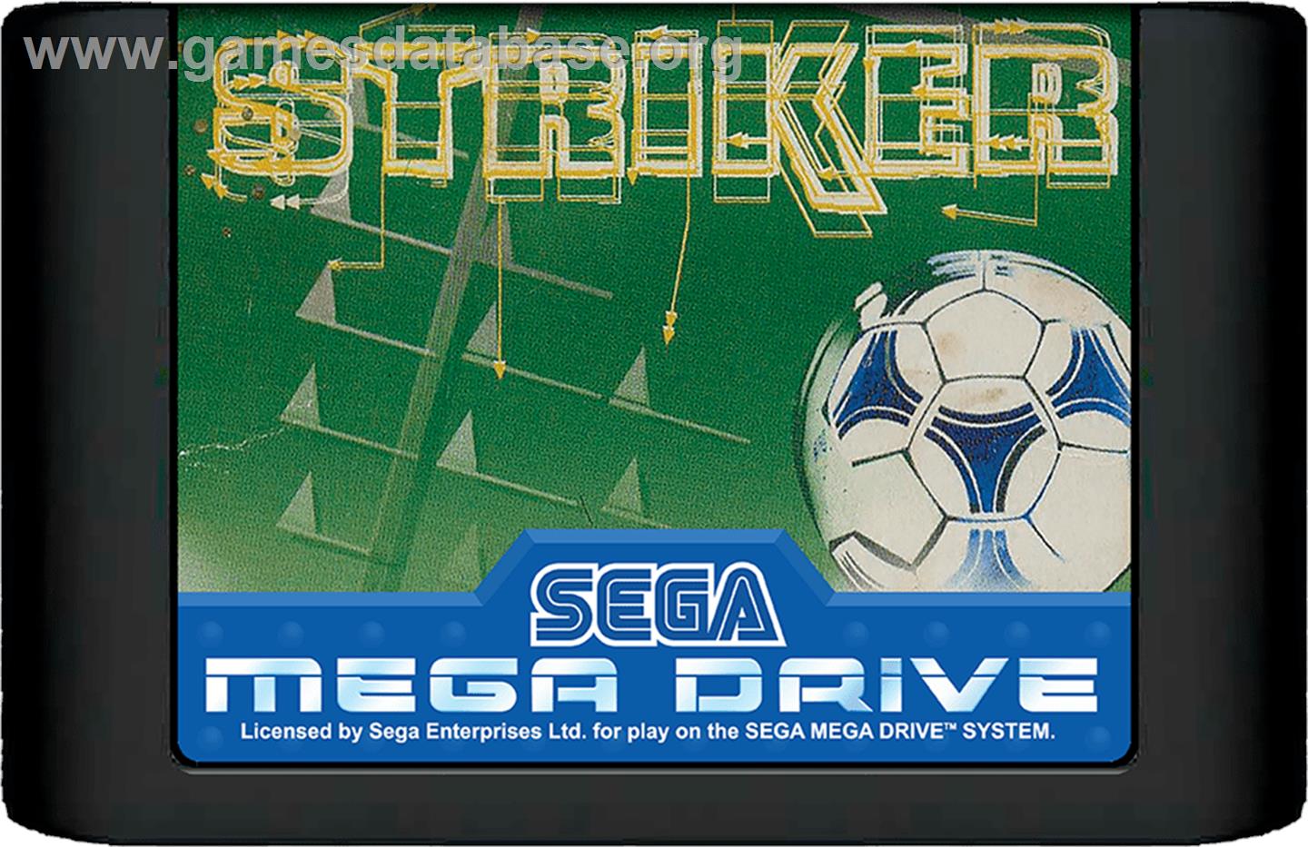 Striker - Sega Genesis - Artwork - Cartridge