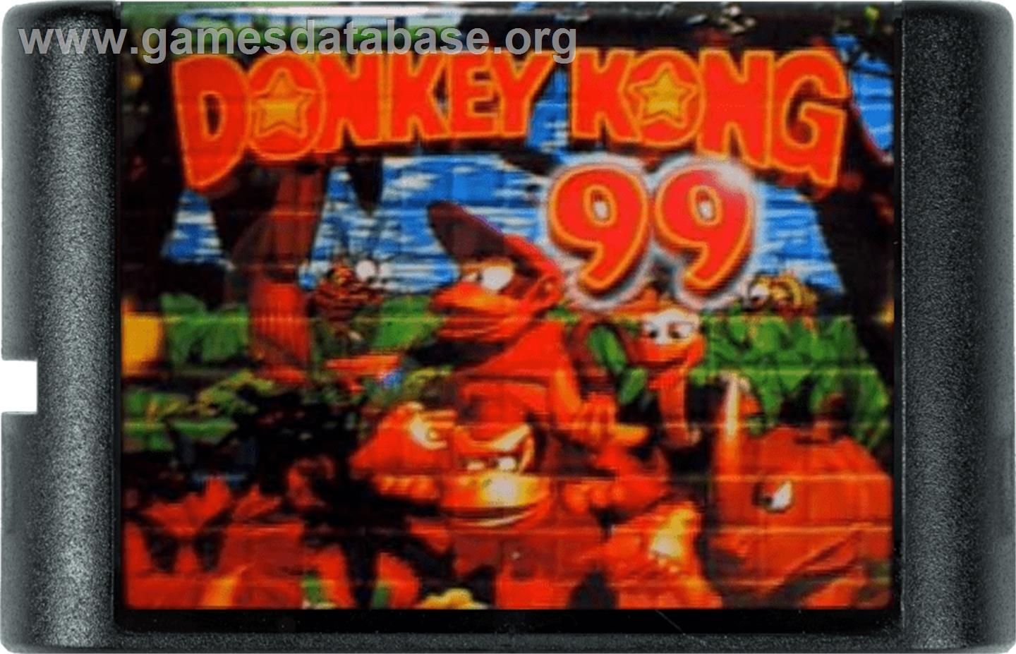 Super Donkey Kong '99 - Sega Genesis - Artwork - Cartridge