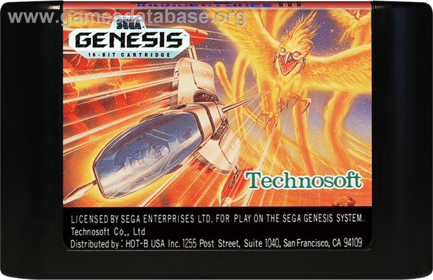 Thunder Force III - Sega Genesis - Artwork - Cartridge