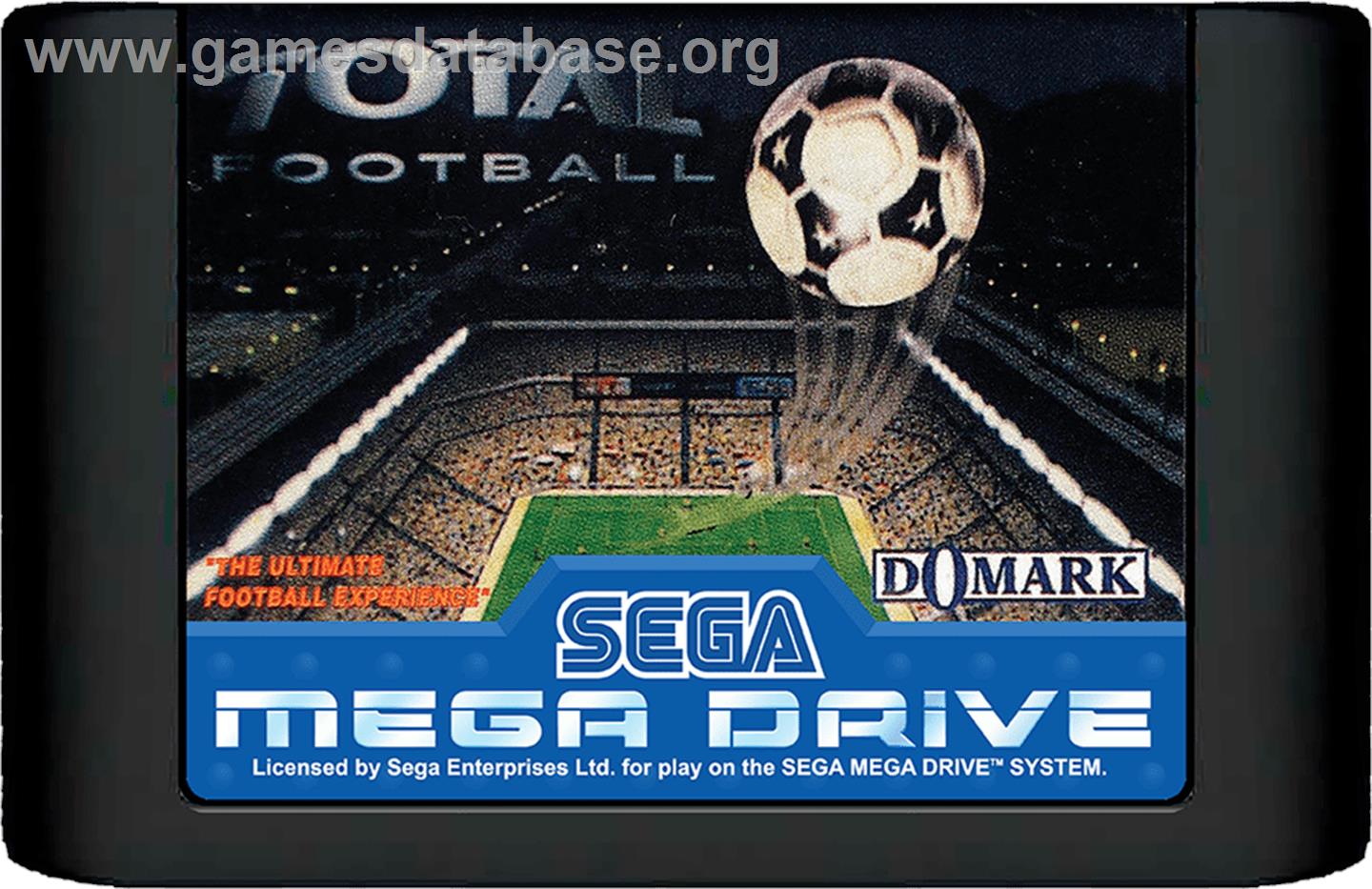 Total Football - Sega Genesis - Artwork - Cartridge