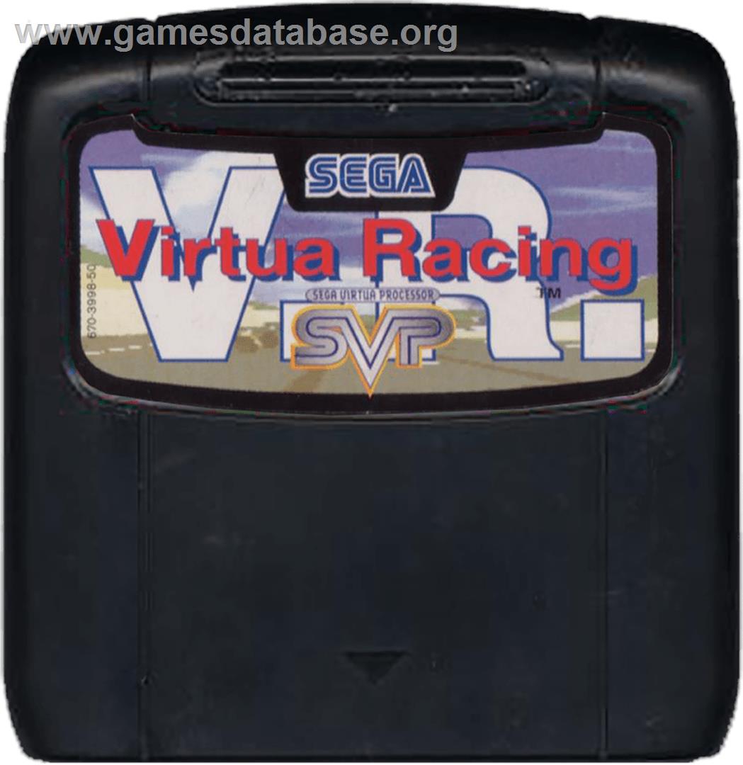 Virtua Racing - Sega Genesis - Artwork - Cartridge