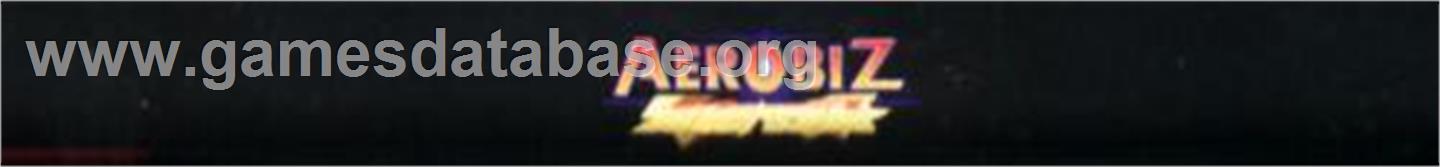 Aerobiz Supersonic - Sega Genesis - Artwork - Cartridge Top
