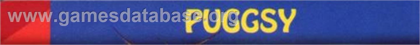 Puggsy - Sega Genesis - Artwork - Cartridge Top