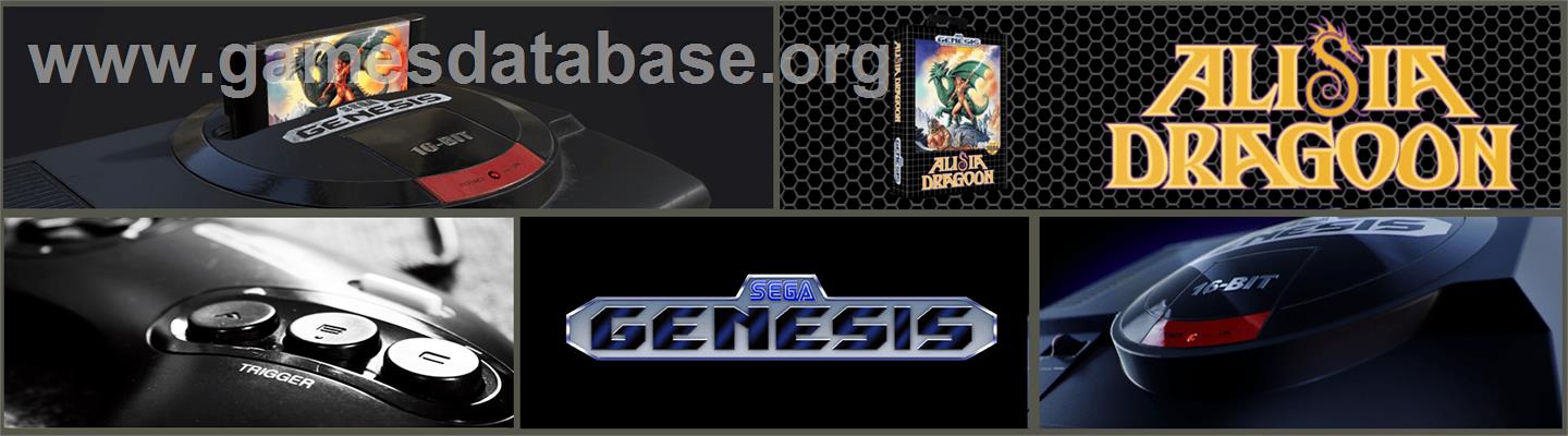 Alisia Dragoon - Sega Genesis - Artwork - Marquee