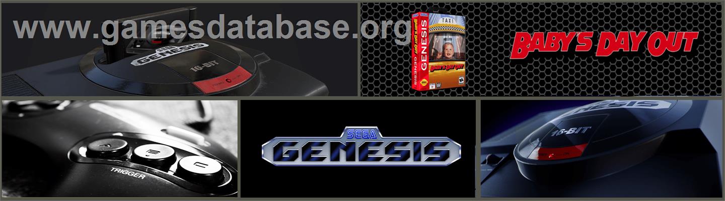 Baby's Day Out - Sega Genesis - Artwork - Marquee