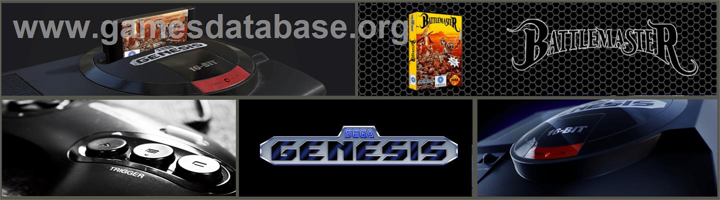 Battle Master - Sega Genesis - Artwork - Marquee