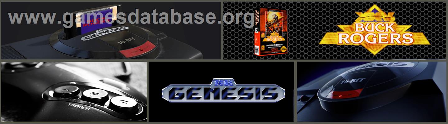 Buck Rogers: Countdown to Doomsday - Sega Genesis - Artwork - Marquee