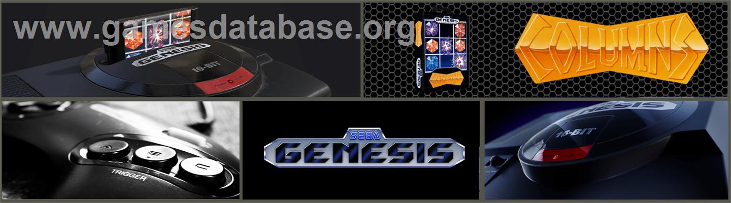 Columns - Sega Genesis - Artwork - Marquee