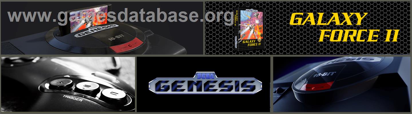 Galaxy Force 2 - Sega Genesis - Artwork - Marquee