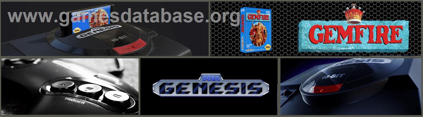 Gemfire - Sega Genesis - Artwork - Marquee