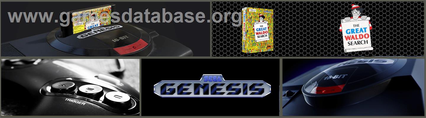 Great Waldo Search, The - Sega Genesis - Artwork - Marquee
