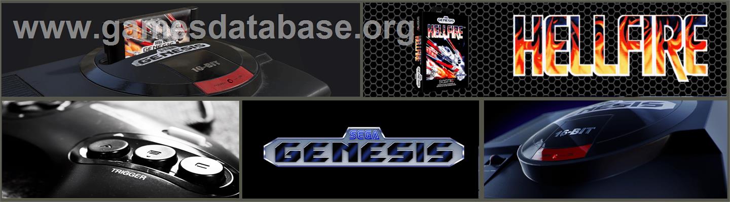 Hellfire - Sega Genesis - Artwork - Marquee