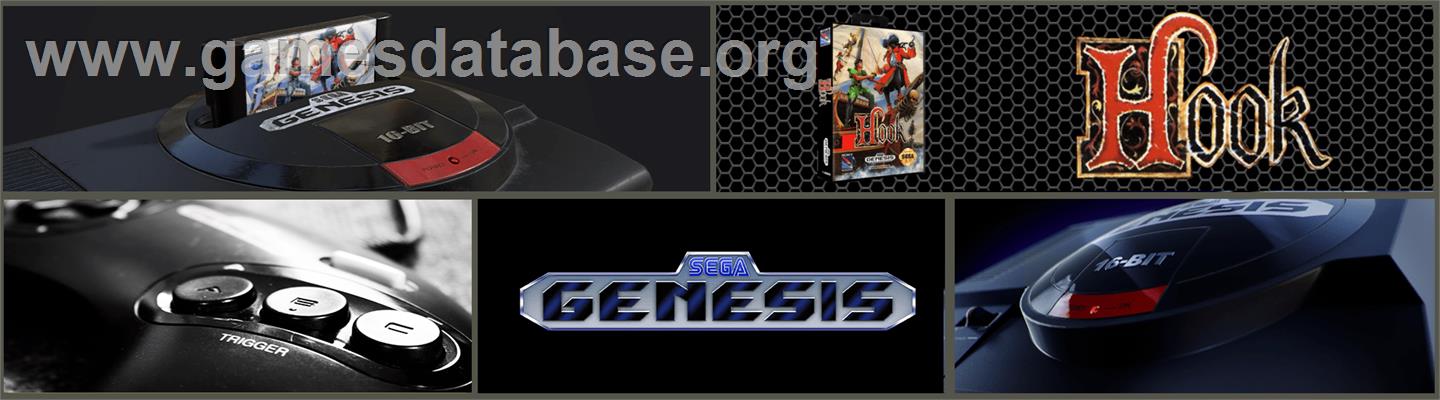 Hook - Sega Genesis - Artwork - Marquee