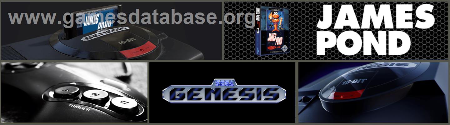 James Pond - Sega Genesis - Artwork - Marquee