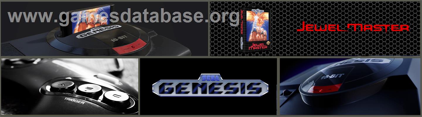 Jewel Master - Sega Genesis - Artwork - Marquee