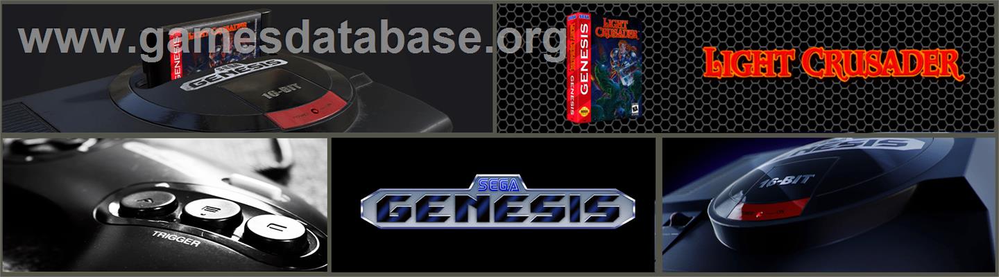 Light Crusader - Sega Genesis - Artwork - Marquee