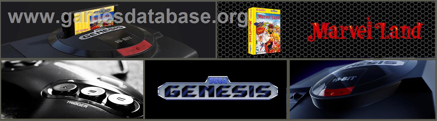 Marvel Land - Sega Genesis - Artwork - Marquee