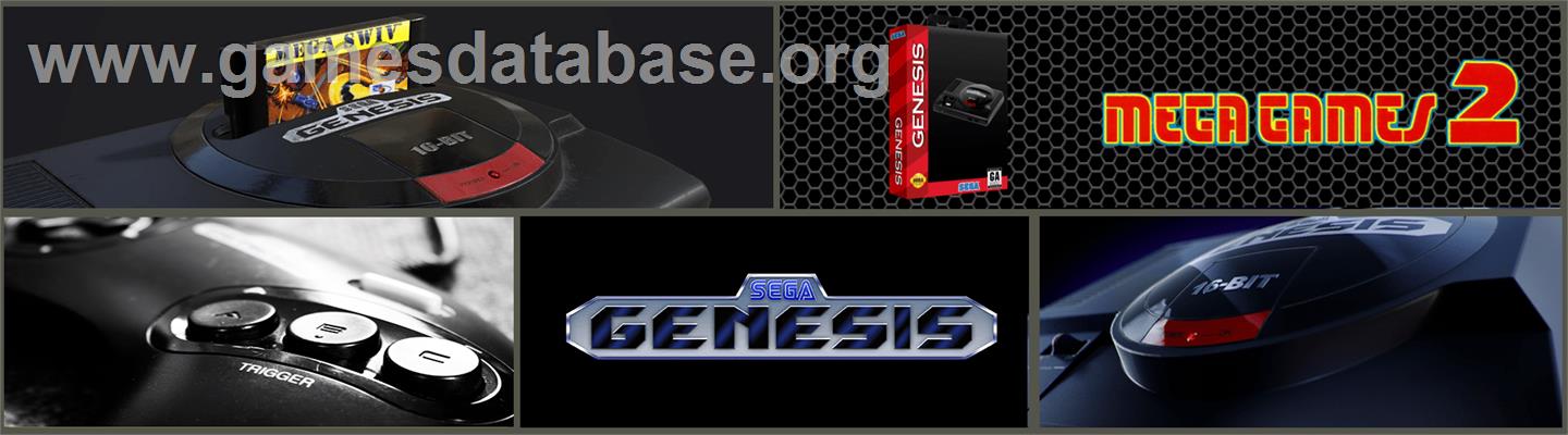 Mega Games 2 - Sega Genesis - Artwork - Marquee