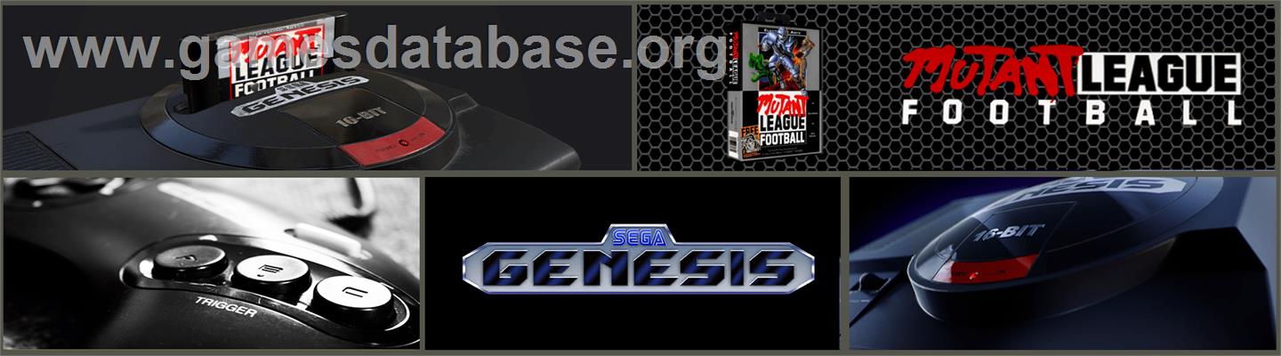 Mutant League Football - Sega Genesis - Artwork - Marquee