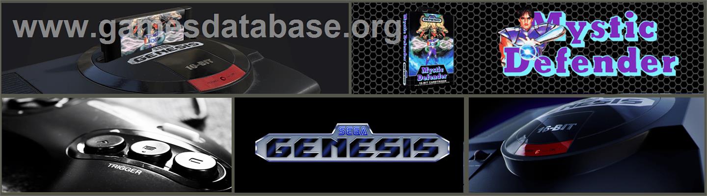 Mystic Defender - Sega Genesis - Artwork - Marquee