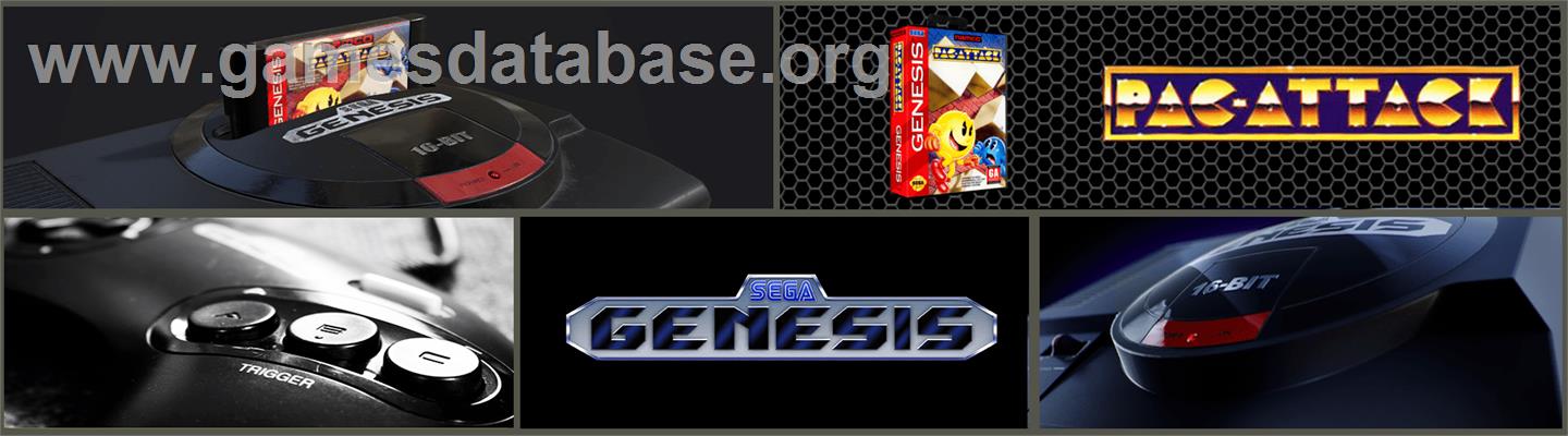 Pac-Attack - Sega Genesis - Artwork - Marquee