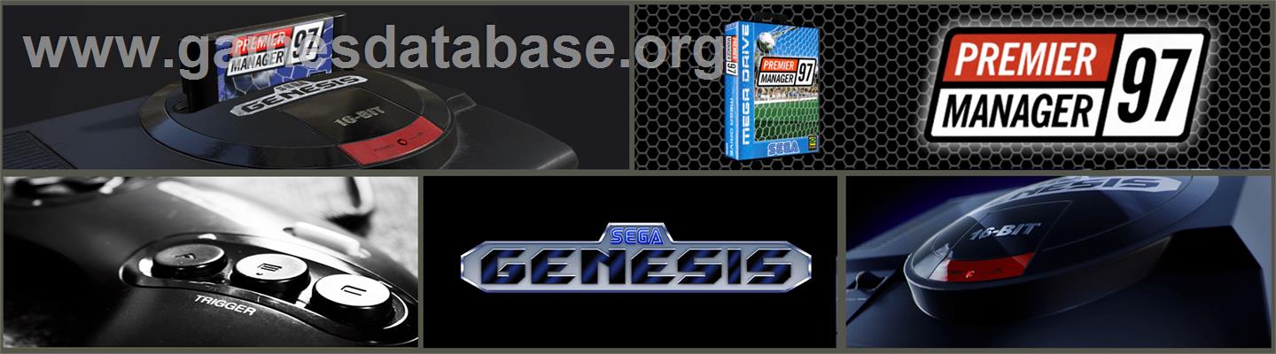 Premier Manager 97 - Sega Genesis - Artwork - Marquee