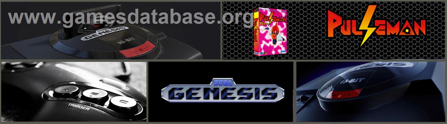 Pulseman - Sega Genesis - Artwork - Marquee