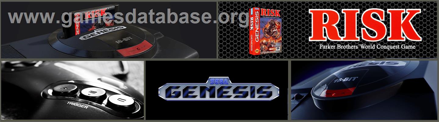 Risk - Sega Genesis - Artwork - Marquee