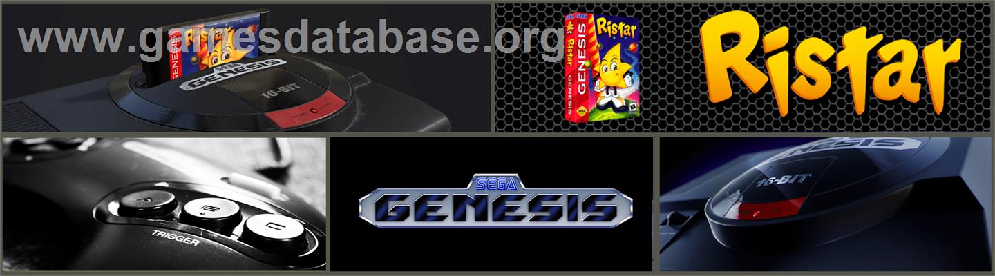 Ristar - Sega Genesis - Artwork - Marquee