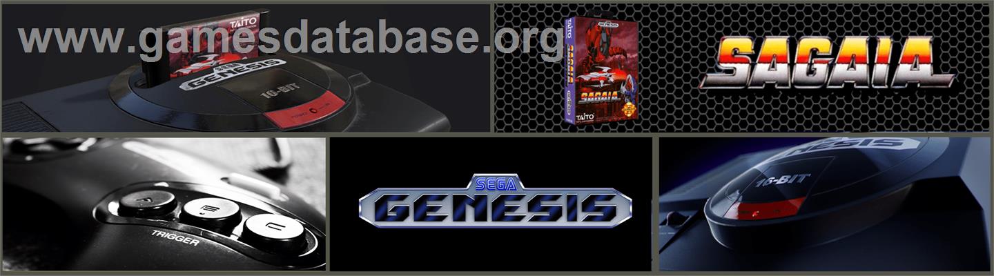 Sagaia - Sega Genesis - Artwork - Marquee
