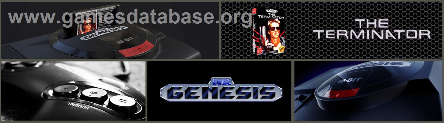 Terminator, The - Sega Genesis - Artwork - Marquee