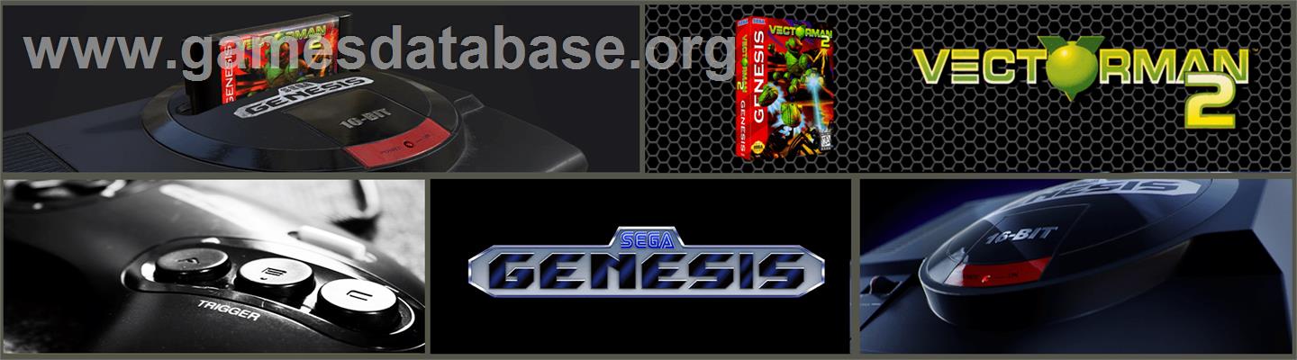 Vectorman 2 - Sega Genesis - Artwork - Marquee