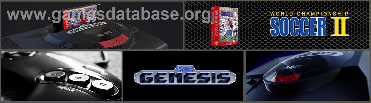 World Championship Soccer - Sega Genesis - Artwork - Marquee