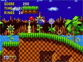 In game image of 6-PAK on the Sega Genesis.