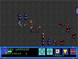 In game image of Buck Rogers: Countdown to Doomsday on the Sega Genesis.