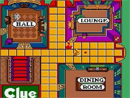In game image of Clue on the Sega Genesis.