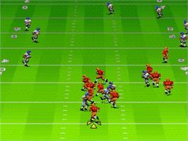 In game image of EA Sports Double Header on the Sega Genesis.