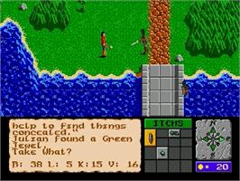 In game image of Faery Tale Adventure, The on the Sega Genesis.