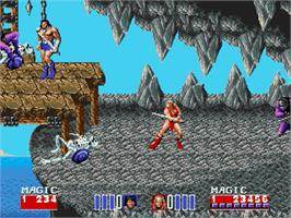 In game image of Golden Axe II on the Sega Genesis.