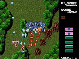 In game image of Grind Stormer on the Sega Genesis.