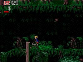 In game image of Hurricanes, The on the Sega Genesis.