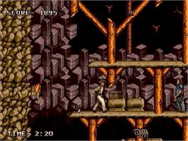 In game image of Indiana Jones and the Last Crusade: The Action Game on the Sega Genesis.