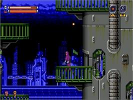 In game image of Phantom 2040 on the Sega Genesis.