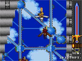 In game image of Phelios on the Sega Genesis.