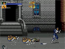 In game image of Punisher, The on the Sega Genesis.