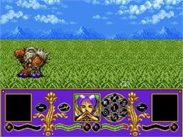 In game image of Surging Aura on the Sega Genesis.