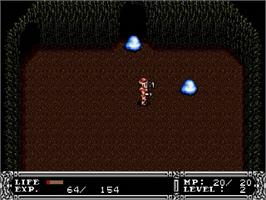 In game image of Tougi Ou: King Colossus on the Sega Genesis.